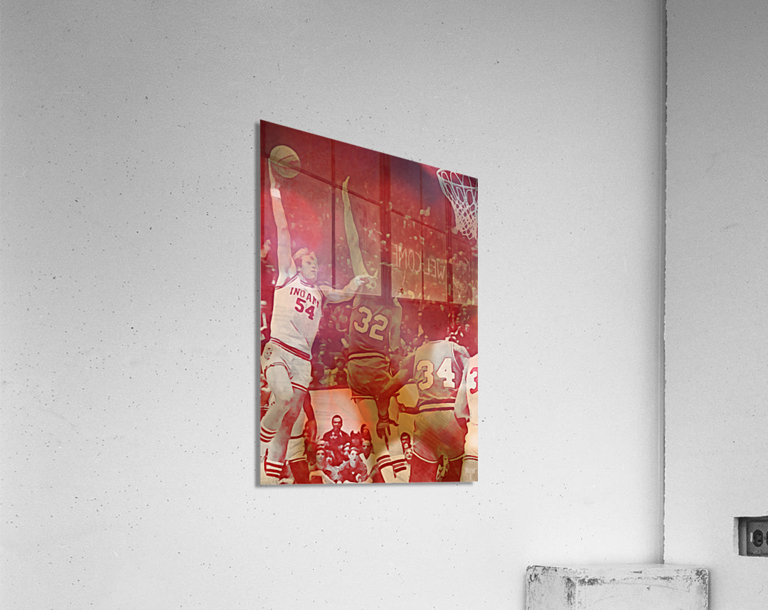 1977 Indiana Basketball Kent Benson Art Acrylic Print