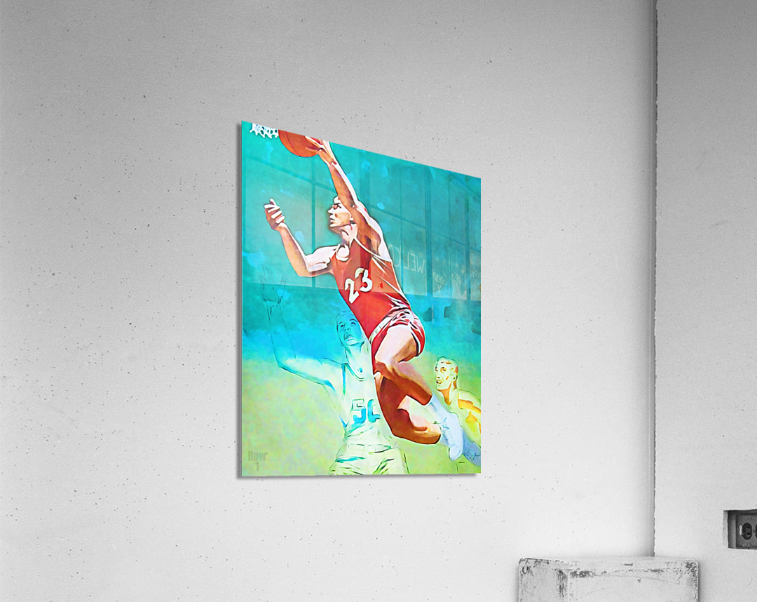 Getting to the Rim Acrylic Print