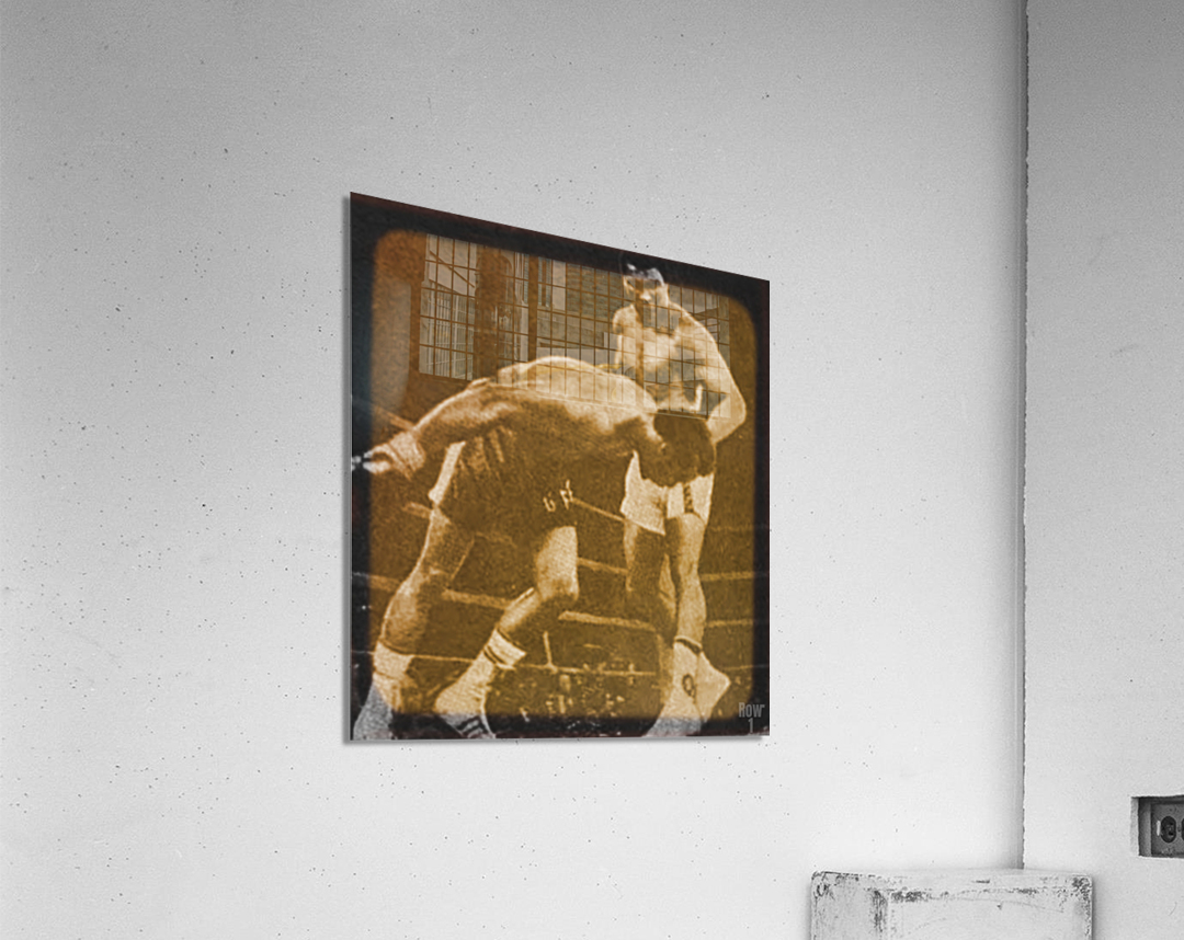 Foreman vs. Ali Boxing Viewfinder Slide Art Acrylic Print