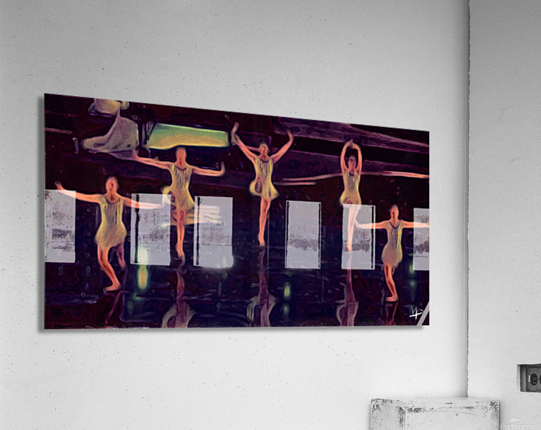 Brown Ballet amber Acrylic Print