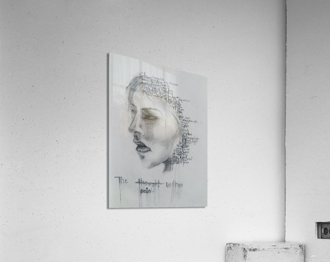 The Pain Within Acrylic Print