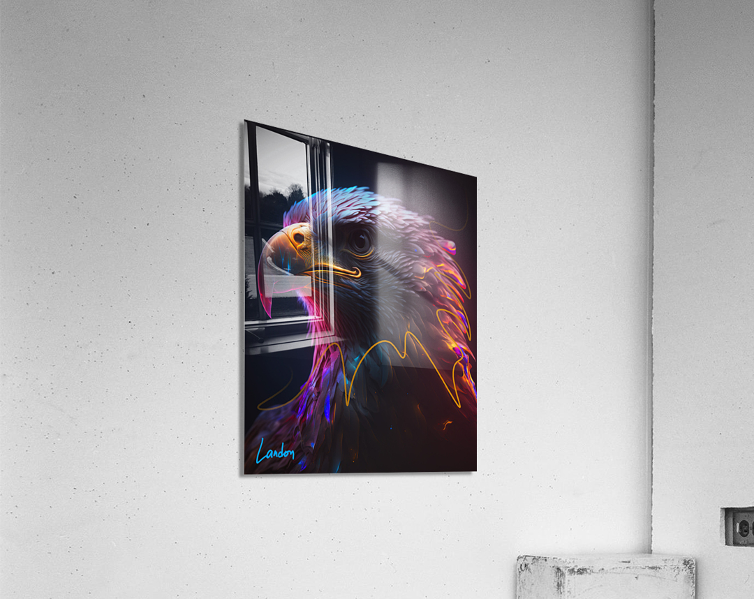 Hyper realistic Eagle Acrylic Print