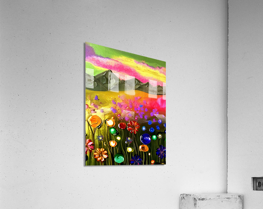The Flower Garden Acrylic Print
