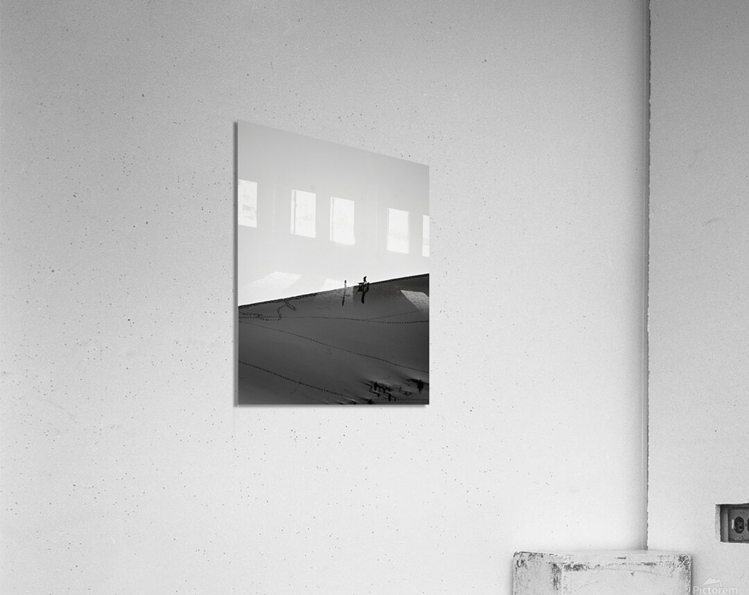 Silhouette Sand Dunes Hiking Adventure  - Second Place Winner 2023 Acrylic Print