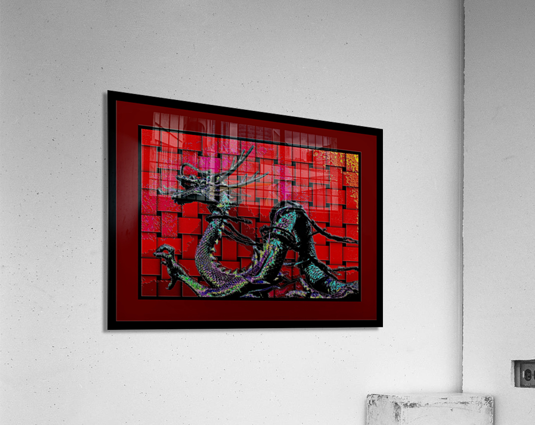 WOOVEN  DRAGON   Acrylic Print