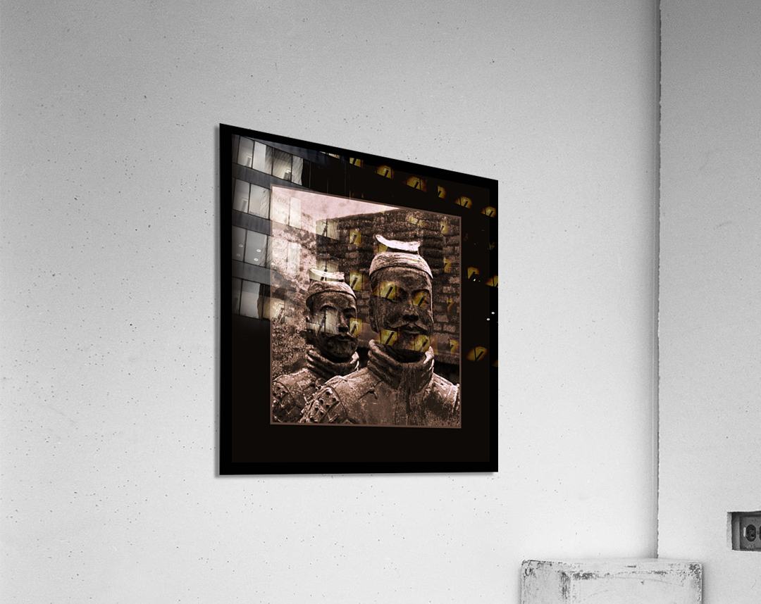 TERRA COTTA SOLDIERS BY CHINAS GREAT WALL Acrylic Print