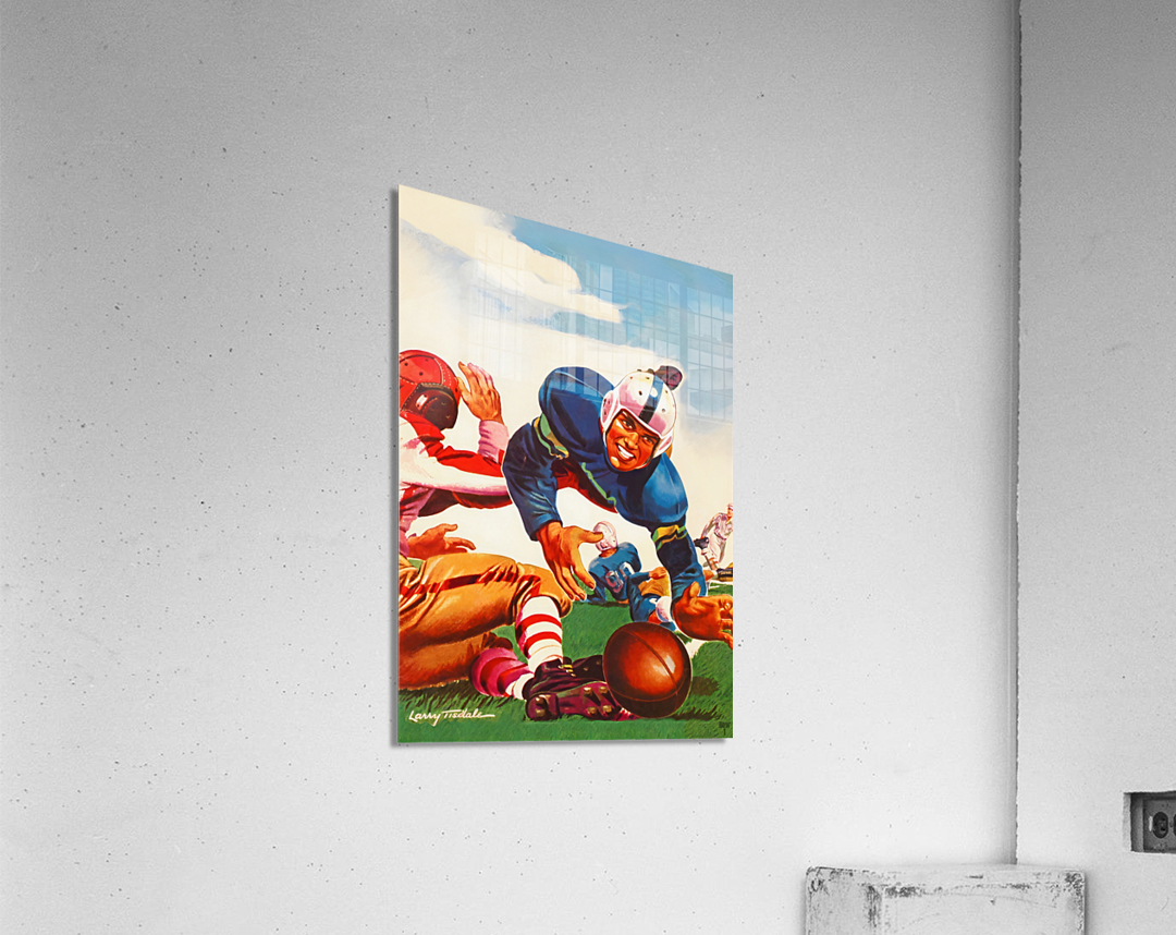 1947 Football Action Art Acrylic Print