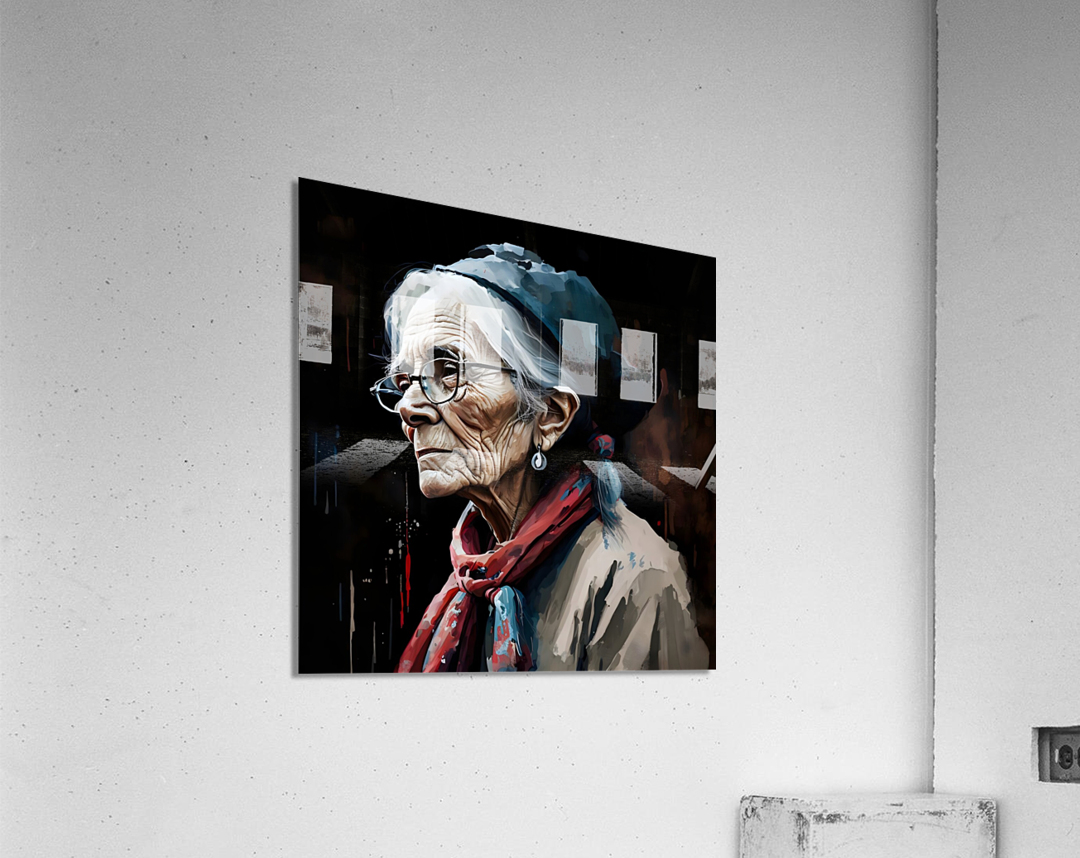 Wild West old woman no.5 Acrylic Print