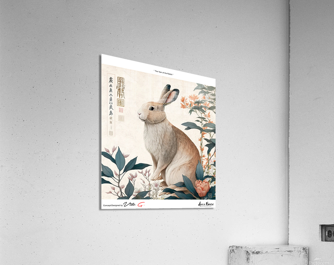 Year of the Rabbit A7 Acrylic Print