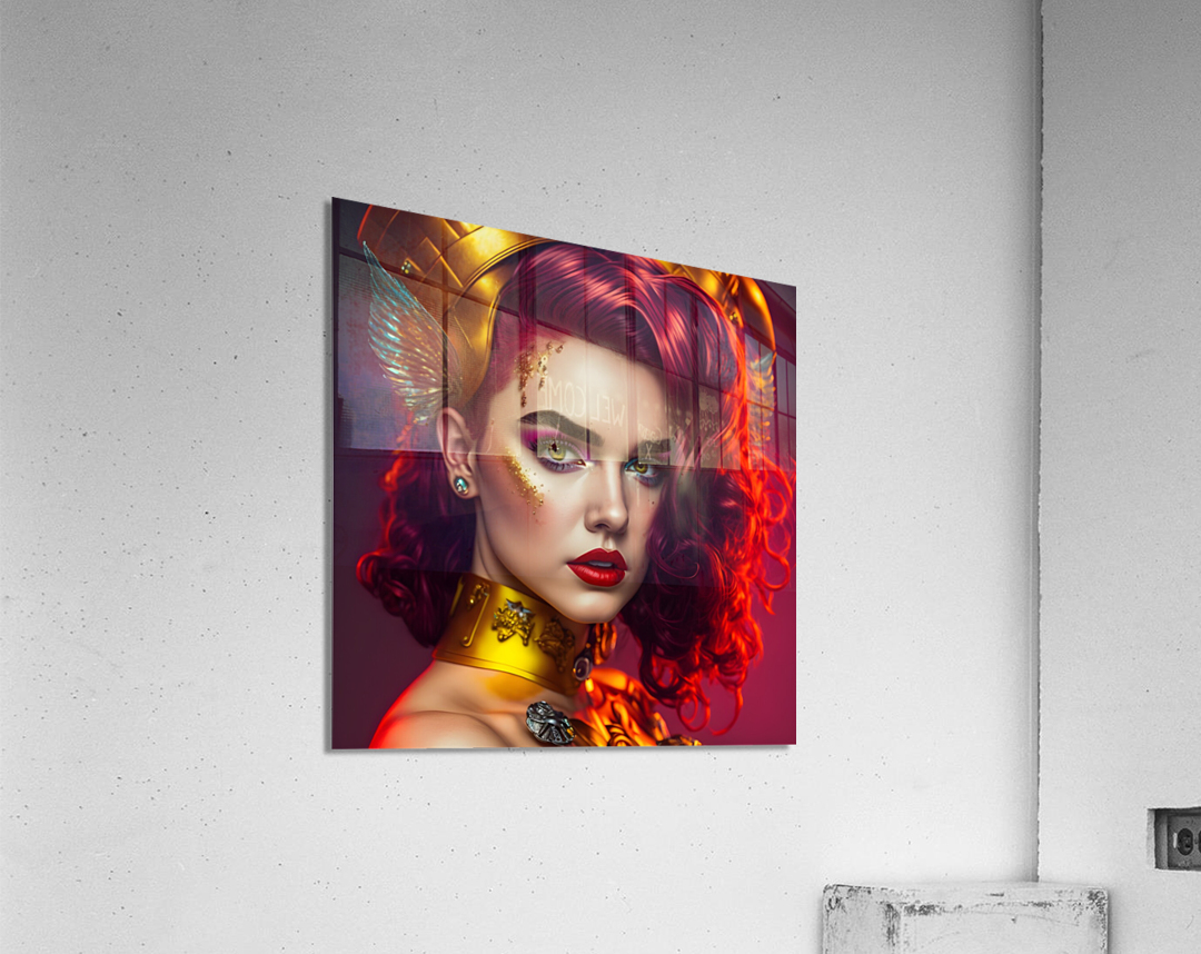 Girl pin up no.10 Acrylic Print