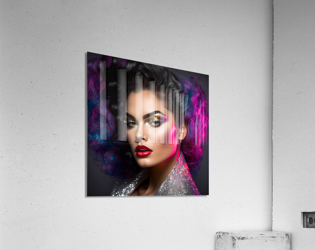 Girl pin up no.18 Acrylic Print