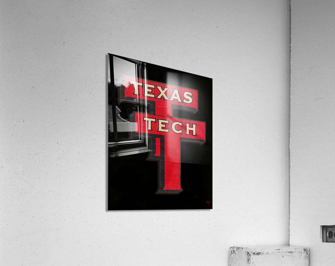 Vintage Texas Tech Art Acrylic Print