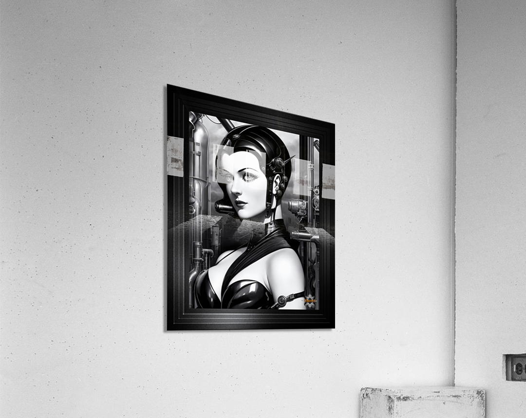 Industrial Tech 118975 A Beautiful Captivating AI Concept Art by Xzendor7 Acrylic Print