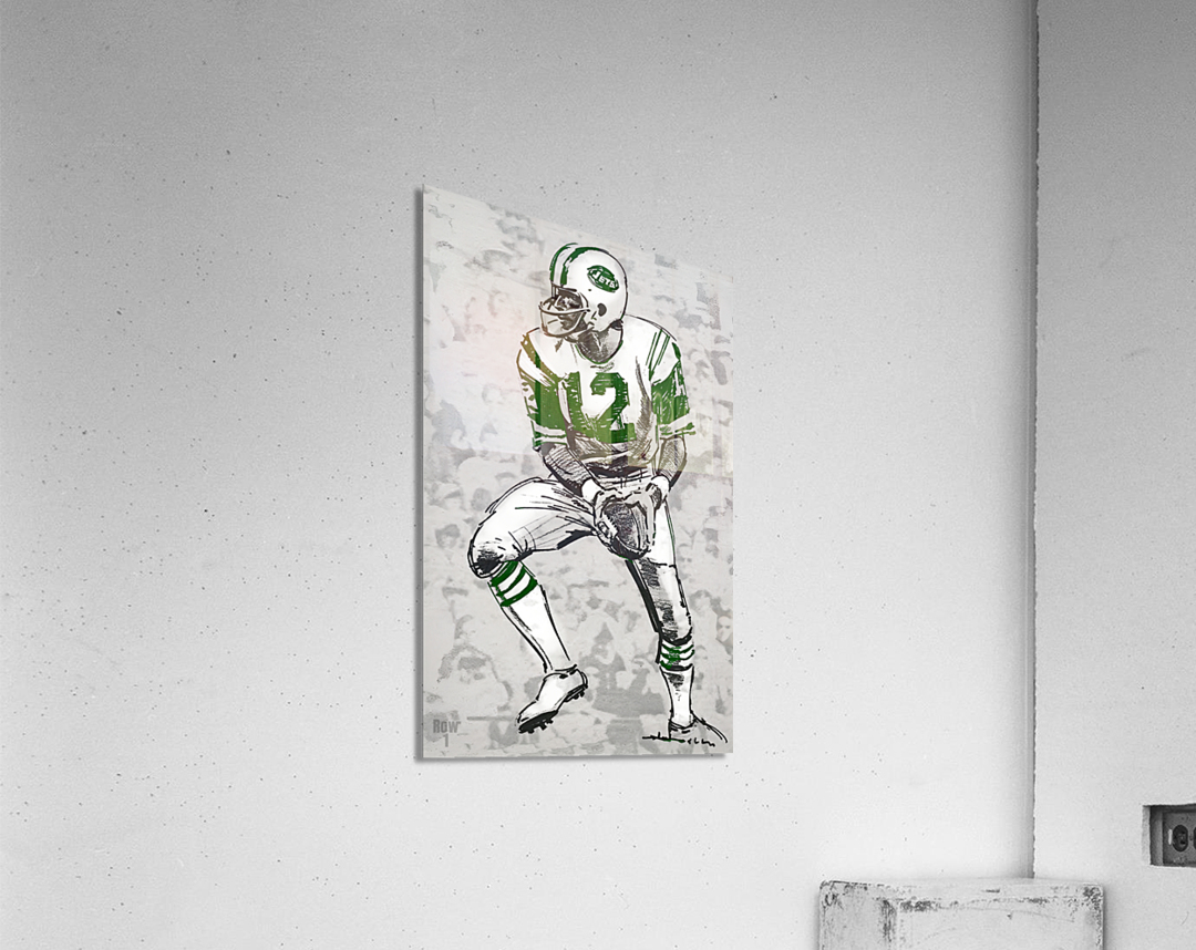 1969 New York Jets Joe Namath Art Acrylic Print