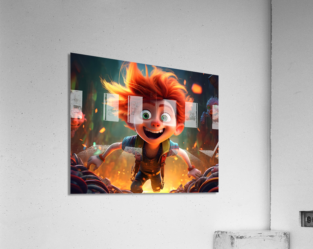 Character   digital art no.1 Acrylic Print