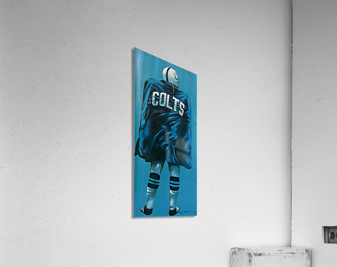 Best Fathers Day Gift Ideas for Colts Fans | Vintage Baltimore Colts Art  Acrylic Print