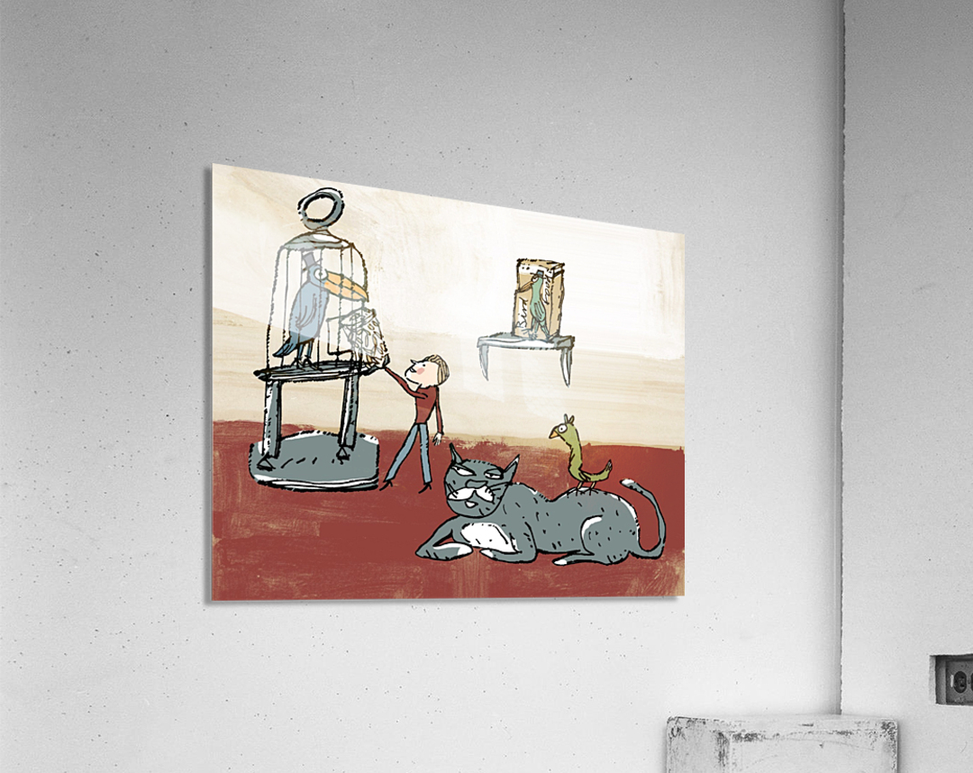 BIRD FEED Acrylic Print