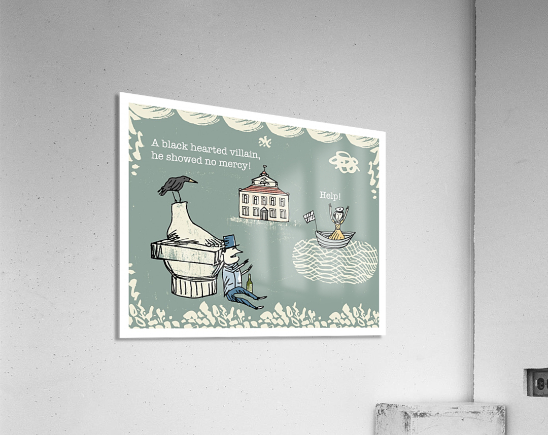 VILLAIN Acrylic Print