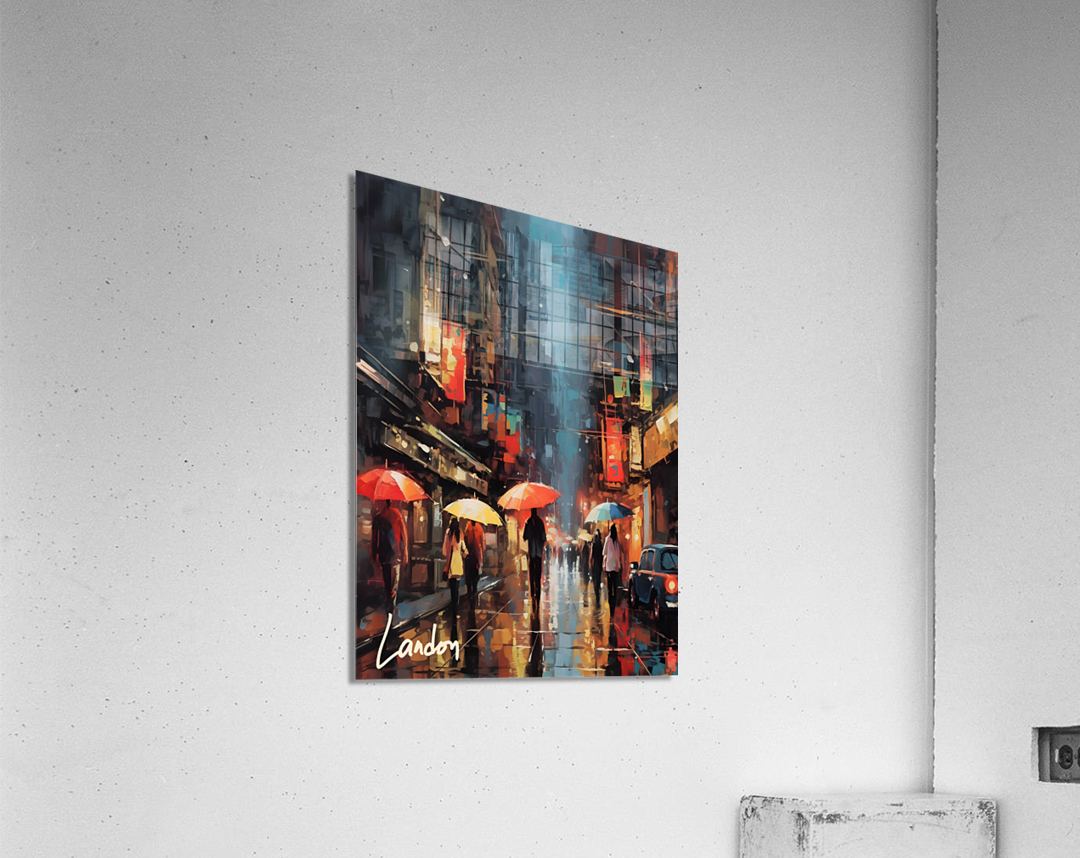 Umbrella Parade 3 Acrylic Print