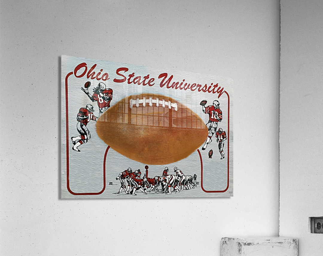 1982 Ohio State Football Art Acrylic Print