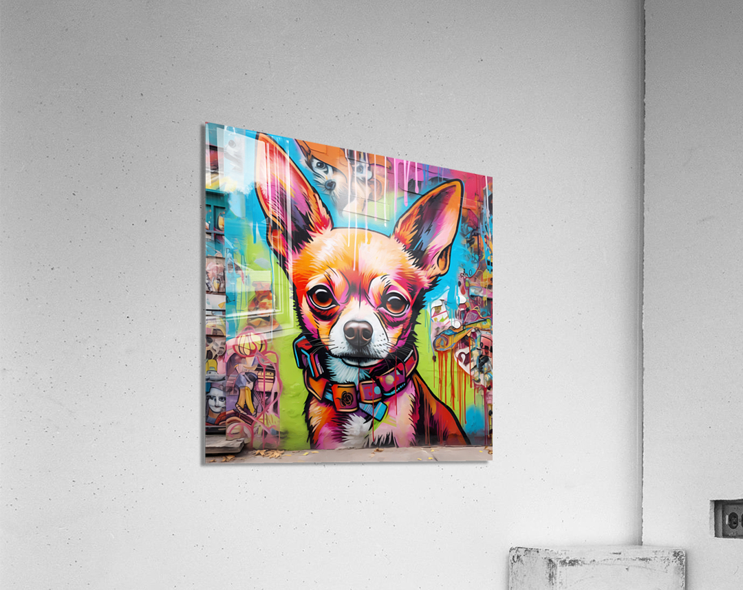 chihuahua art Acrylic Print