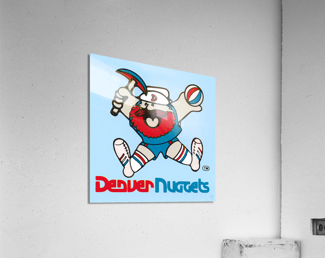 1979 Denver Nuggets Throwback Logo Art Acrylic Print