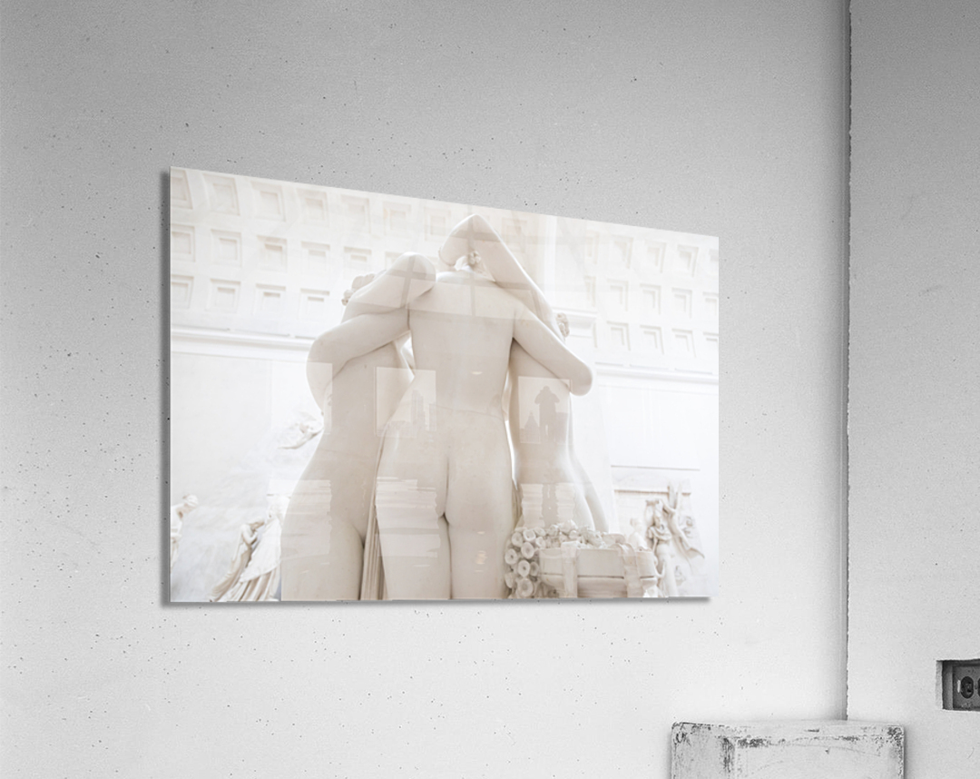 Possagno Italy - The Three Graces by Antonio Canova symbol of  Acrylic Print