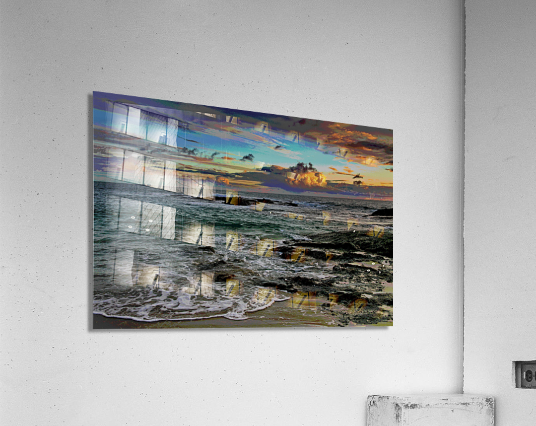 SUNSET AT LAGUNA BEACH CALIFORNIA  Acrylic Print