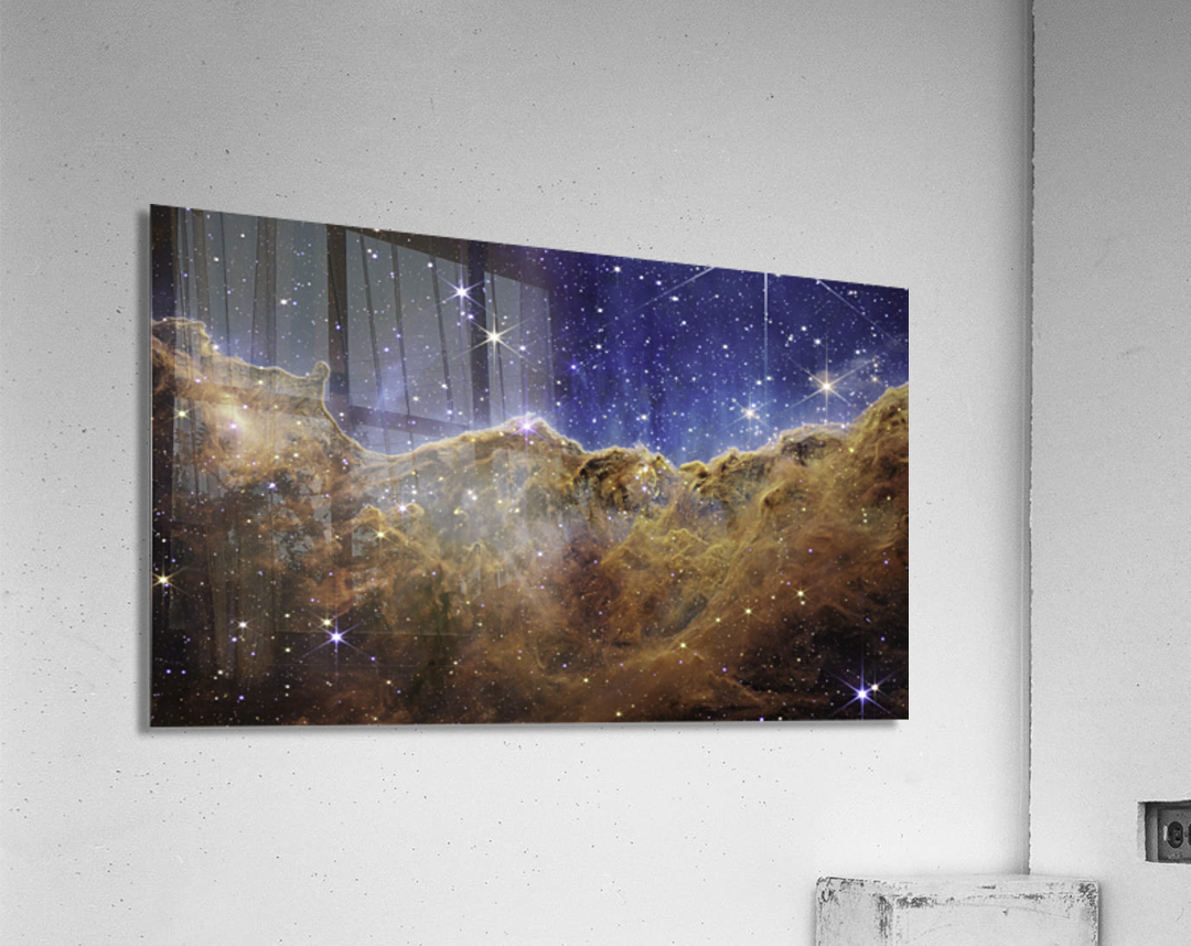 Cosmic Cliffs” in the Carina Nebula NIRCam Imag Acrylic Print