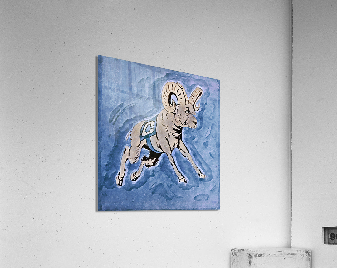 Retro Seventies North Carolina Ram Art Acrylic Print