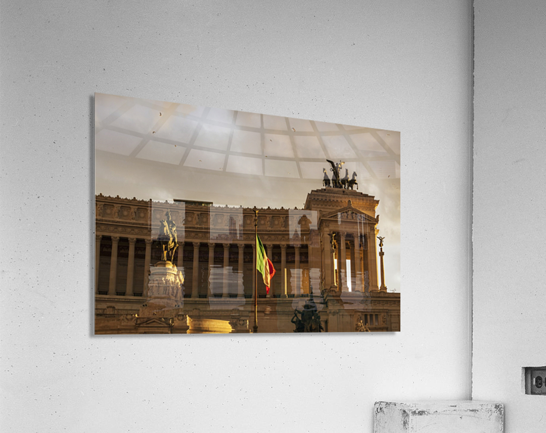 Statue of Victor Emmanuel; Rome, Italy Acrylic Print