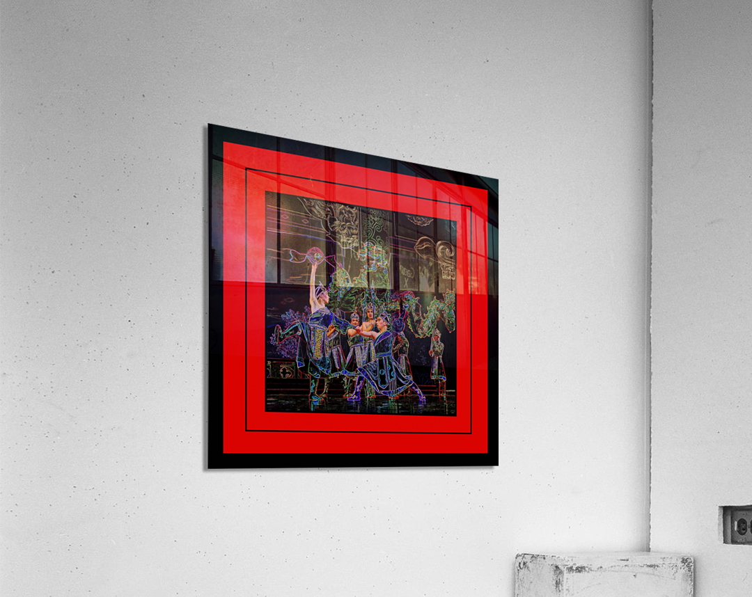 DANCING WITH DRAGONS   Acrylic Print