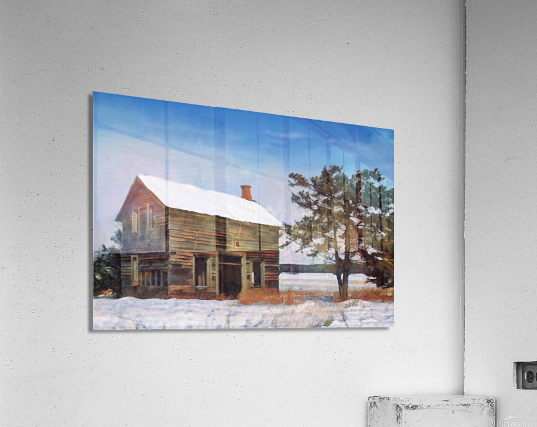 What a Pioneer Built - Now Abandoned Acrylic Print