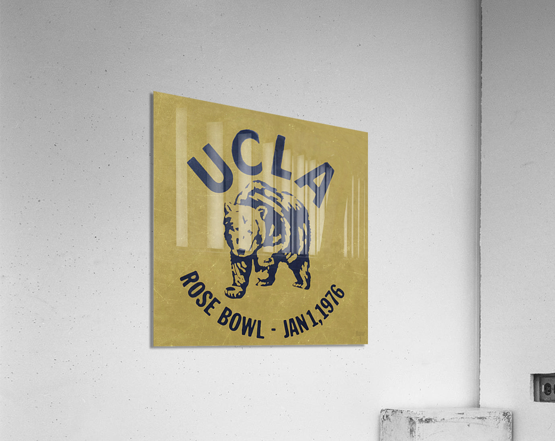 1976 UCLA Bruins Rose Bowl Art Acrylic Print