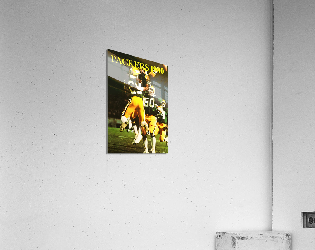 1980 Green Bay Packers Football Art Acrylic Print