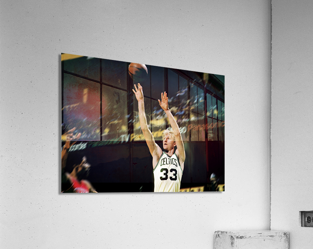 1981 Larry Bird Jumper Acrylic Print