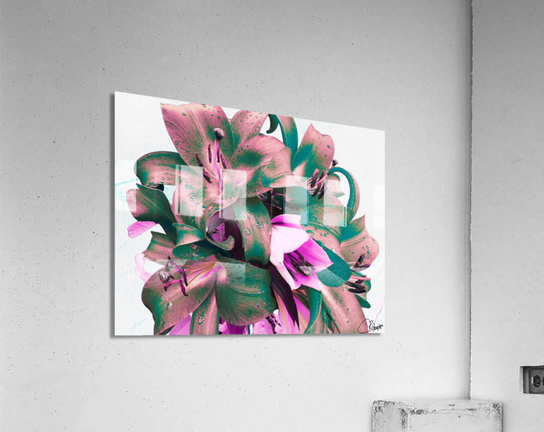  Poster Lilies   Acrylic Print