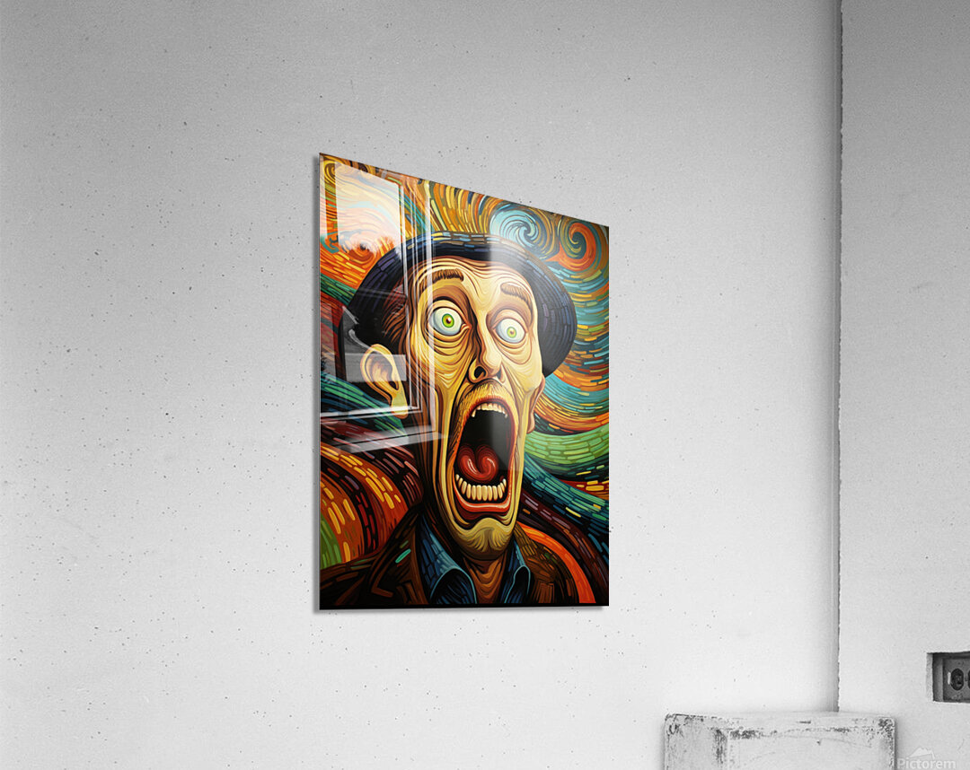 Silent Shriek: Minds Turmoil Acrylic Print