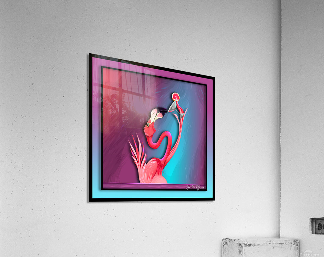 Flamingo Fun Acrylic Print