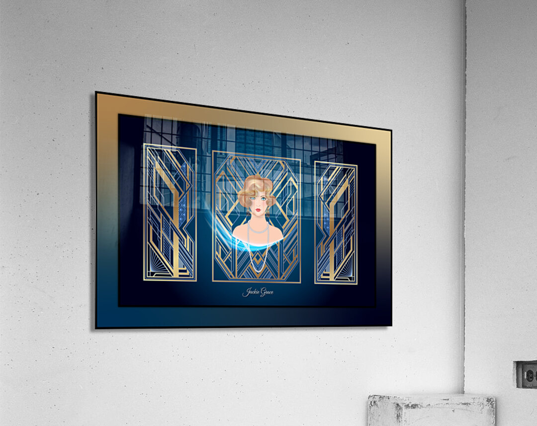 Miss Deco 1920 Acrylic Print