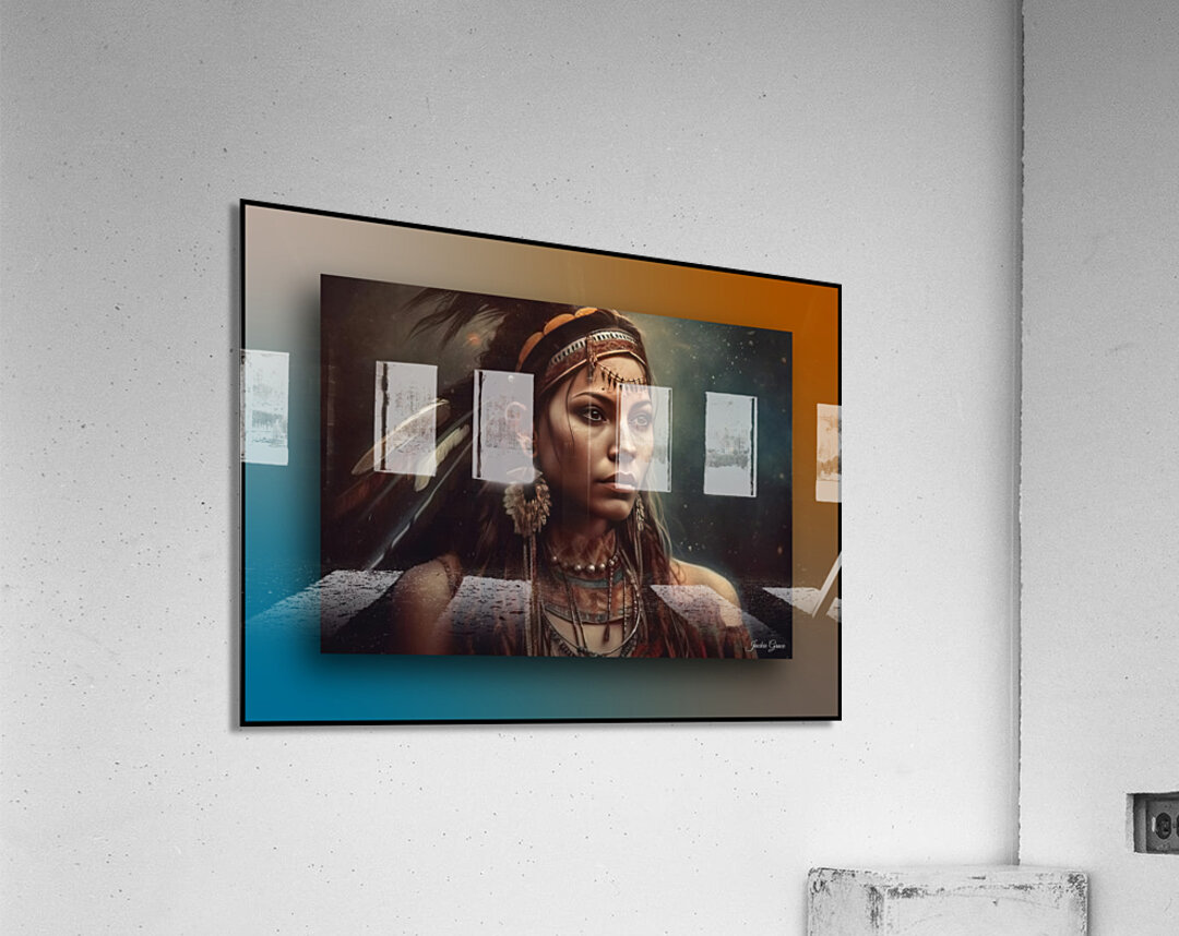 Native Princess Acrylic Print