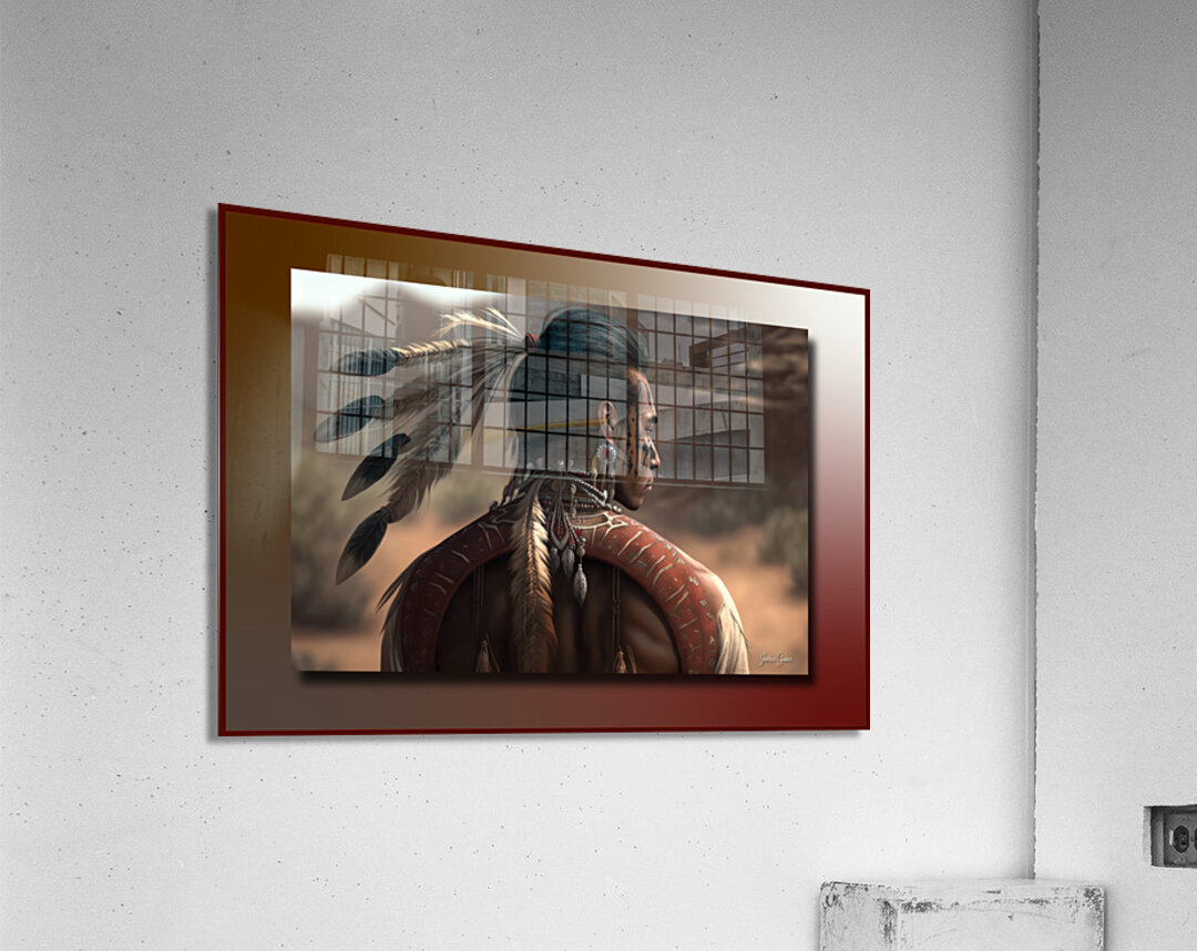 Young Chief Acrylic Print