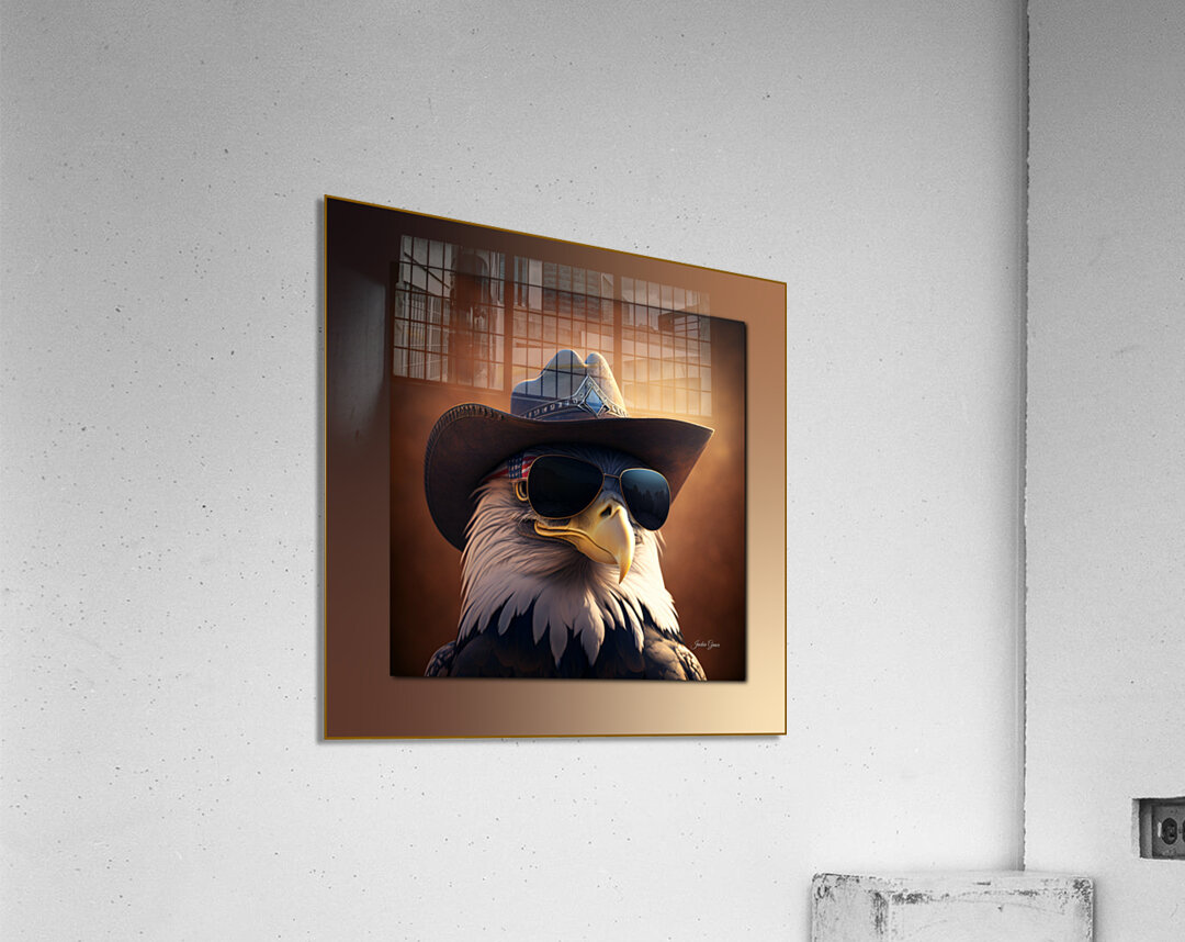 Patriotic Eagle Acrylic Print