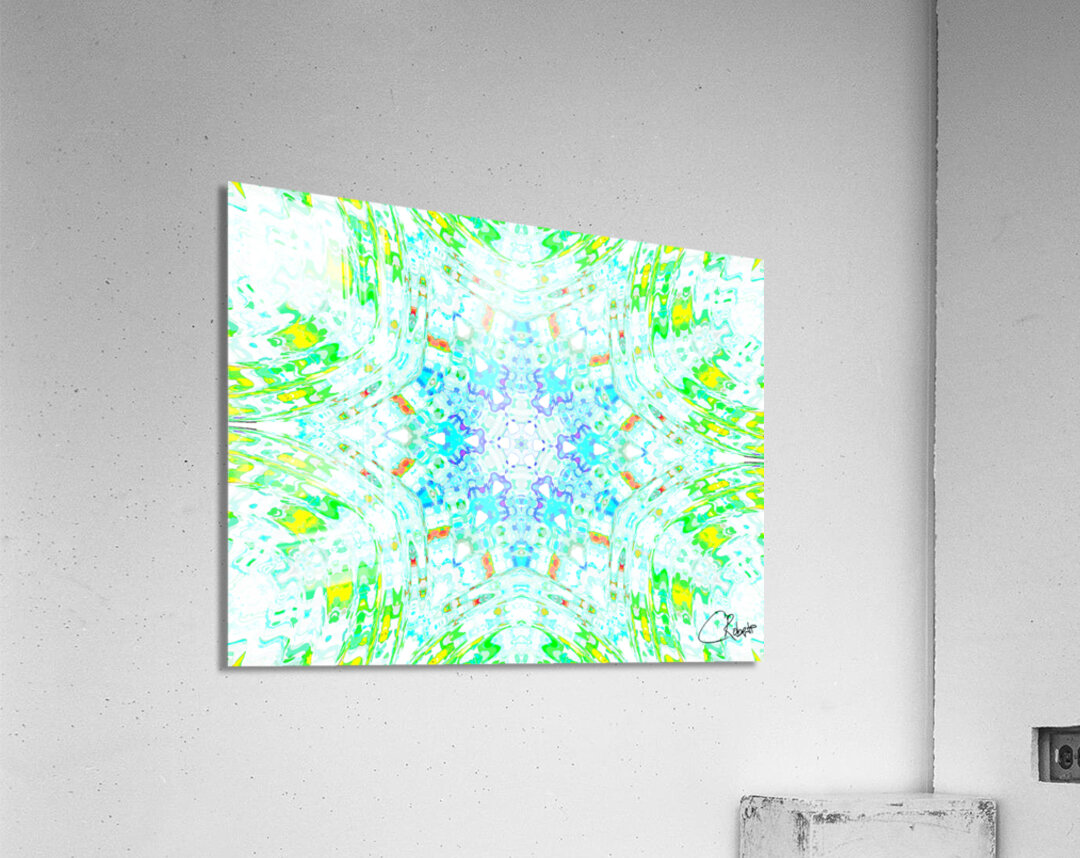 Vibrant Kaleidoscope Acrylic Print
