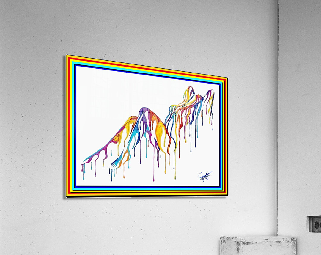 Painted Lady Acrylic Print