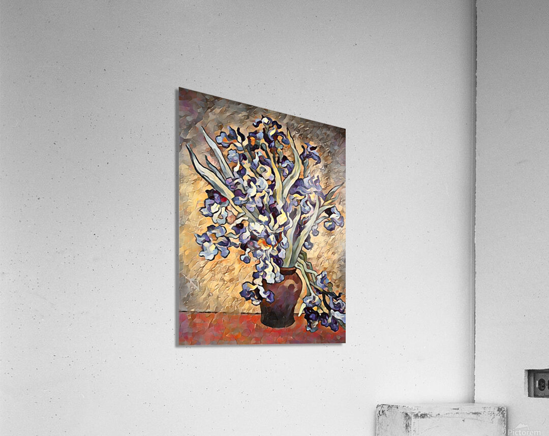 flowers Van Gogh oil 2 Acrylic Print