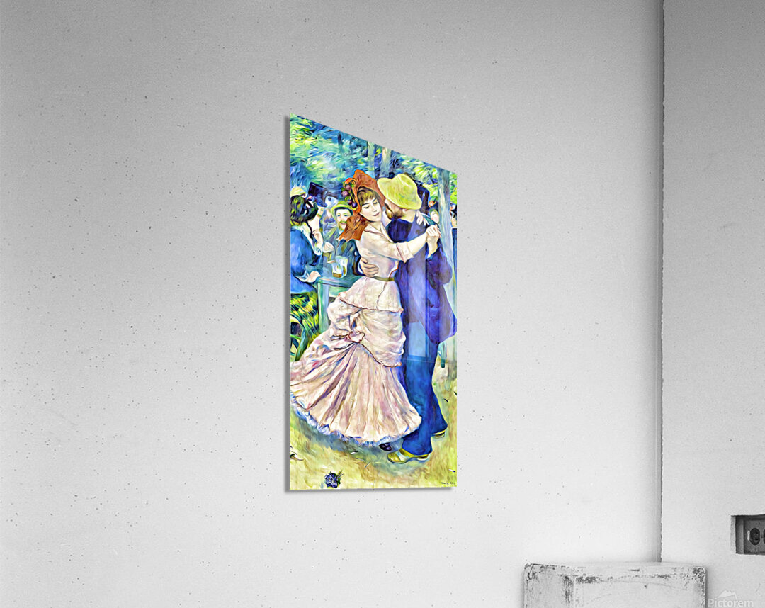 Dance at Bougival 1882–1883 digitized Acrylic Print