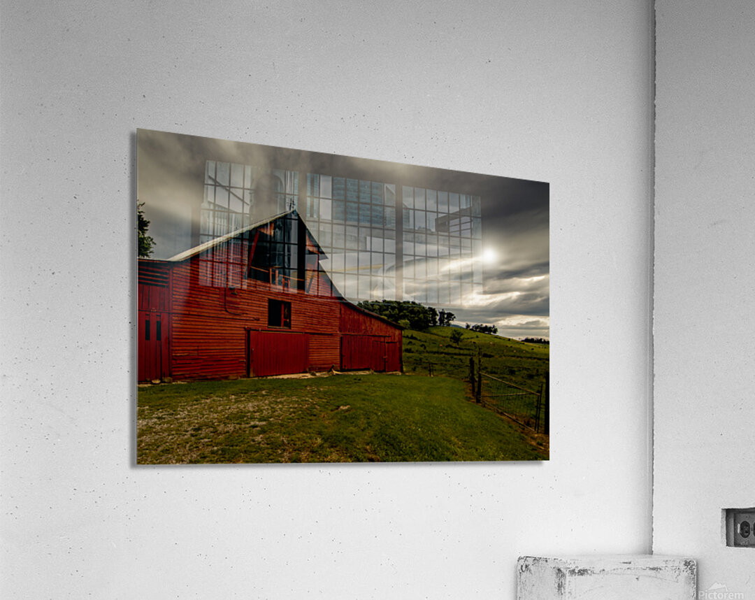 Gatlinburg Tennessee Red Barn Acrylic Print