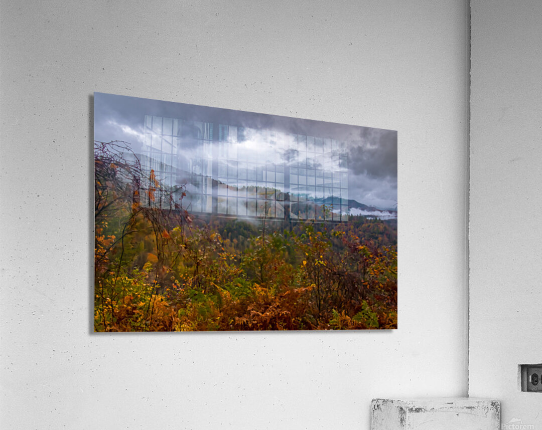 Cades Cove Foggy Morning Acrylic Print
