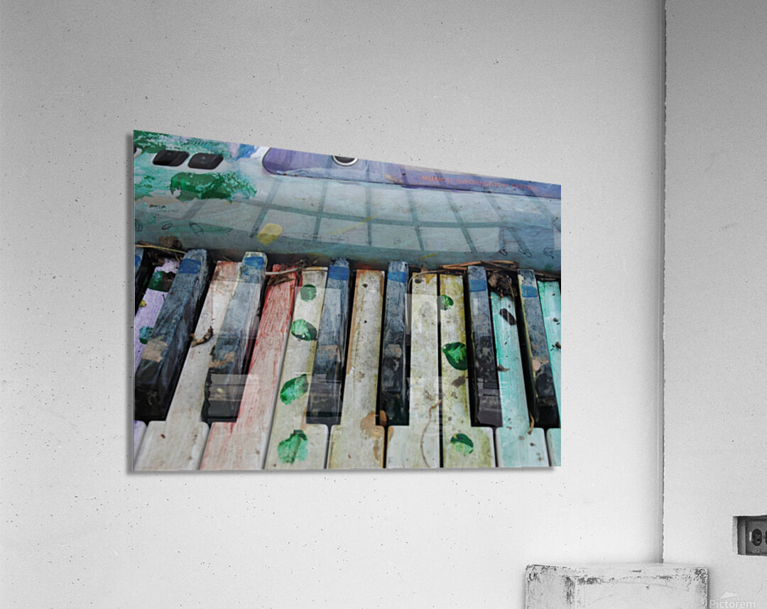 Garden Piano Acrylic Print